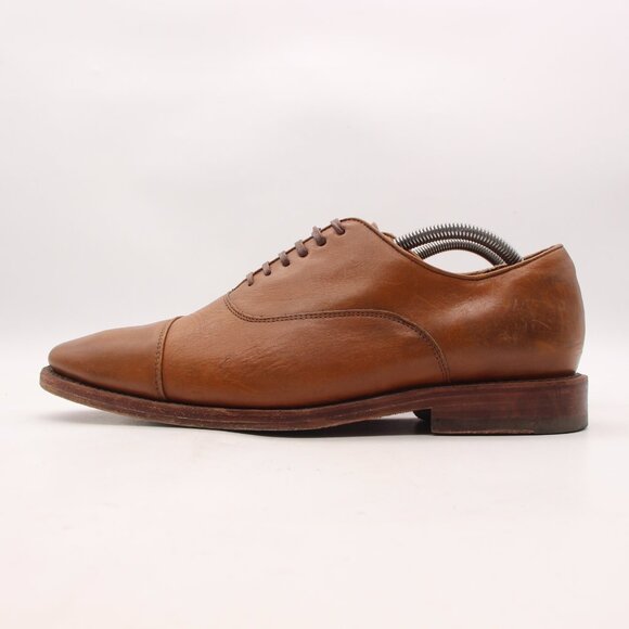Thursday Oxford Shoes Men's Size 11 Casual Brown Leather Cap Toe Lace Up - Picture 4 of 13